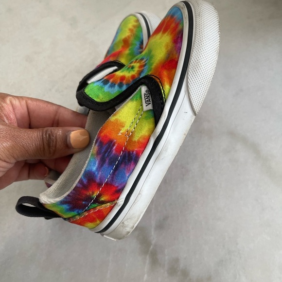 Vans Red and Yellow Sneakers Vibrant Slip-On - Picture 3 of 5